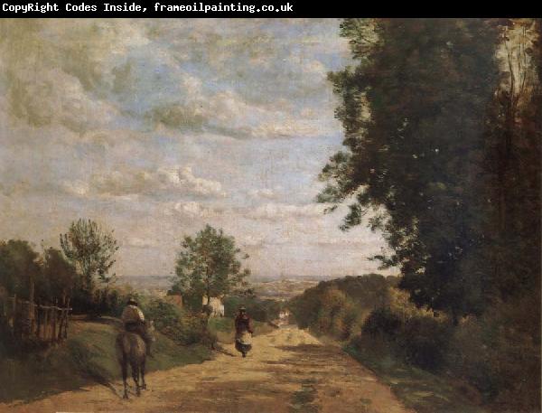 Corot Camille The road of sevres